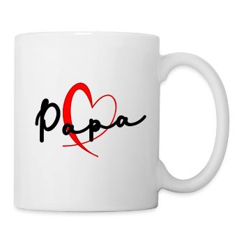 PAPA. VATERTAG. ALLES GUTE ZUM GEBURTSTAG, PAPA. ALLES GUTE ZUM GEBURTSTAG! - Tasse - Weiß - Rechts