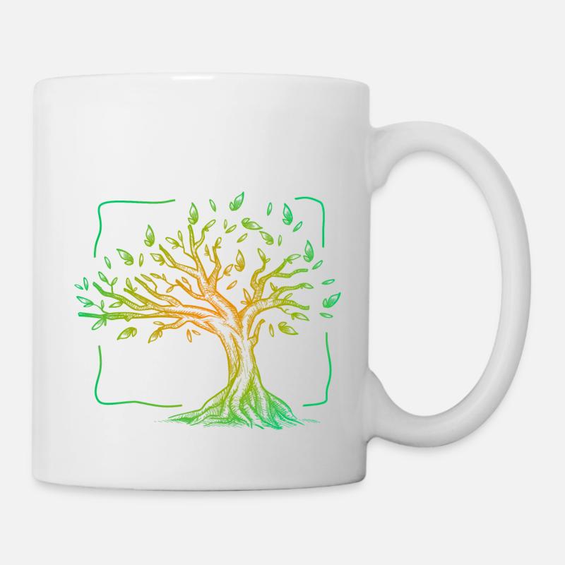 Arbre de vie - Mug blanc - blanc