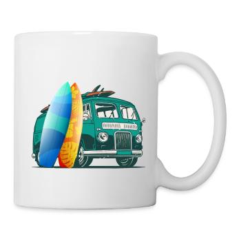 Chemise Vintage « Bus » Summertime Love #10 - Mug blanc - blanc - Droite