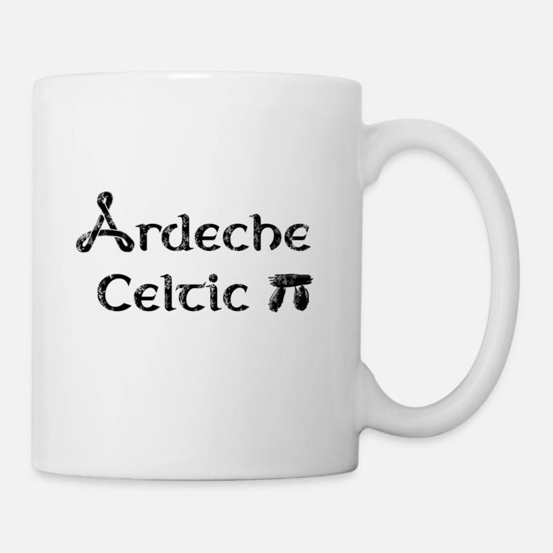 Ardeche celtic noir - Mug blanc - blanc