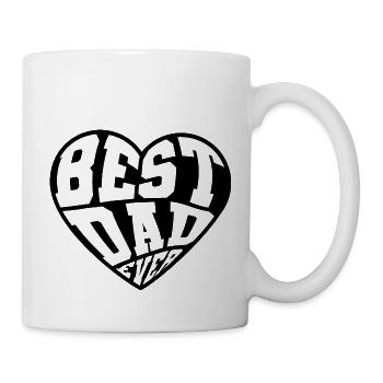 Bester Vater aller Zeiten! - Tasse - Weiß - Rechts