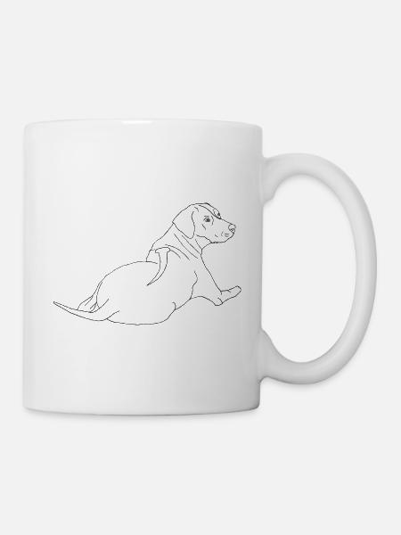 Rhodesian Ridgeback - Tasse - Weiß