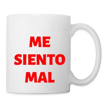 ich bin traurig Spanisch Sprache - Tasse - Weiß - Rechts