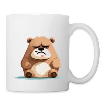 Titi, der traurige Bär - Tasse - Weiß - Rechts