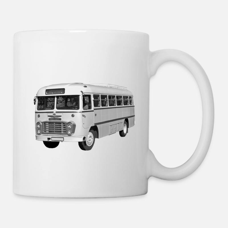 Bus Ikarus 31 Ungarn DDR Ostalgie Oldtimer - Tasse - Weiß