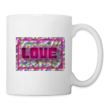 LOVE. COUPLE. JUST MARRIED. bachelorette party. SAINT VALENTINE. - Mug - white - Right