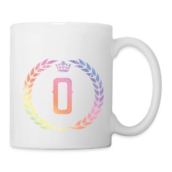 O couronne de lettres - Mug blanc - blanc - Droite