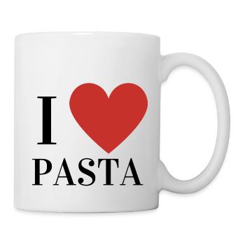 Pasta lover Liebhaber Teigwaren Geschenk idee - Tasse - Weiß - Rechts