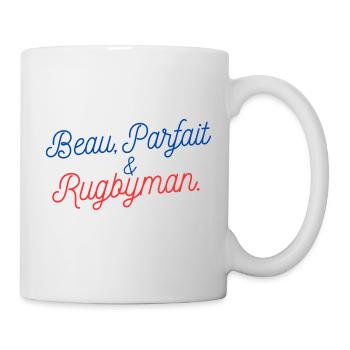 Beau cadeau Papa Parfait XV rugby - Mug blanc - blanc - Droite