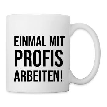 Handwerker Handyman Handwerk Werkzeug Baustelle - Tasse - Weiß - Rechts