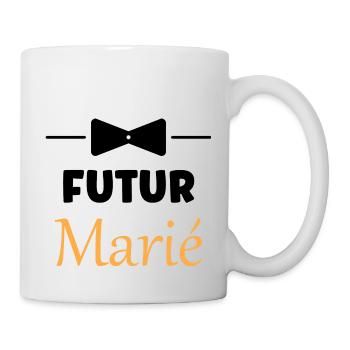 Futur marié - Mug blanc - blanc - Droite
