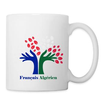 ALGERIE FRANCE DRAPEAU DE L'AMITIÉ FRANÇAIS - Mug blanc - blanc - Droite