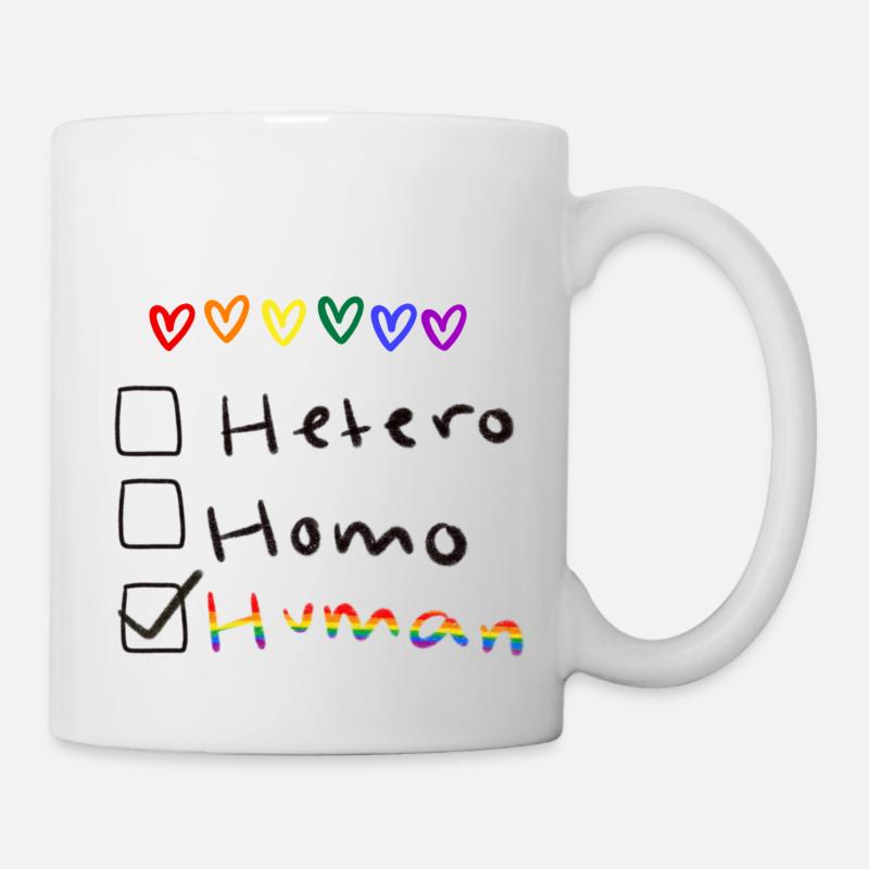 Égalité - Mug blanc - blanc
