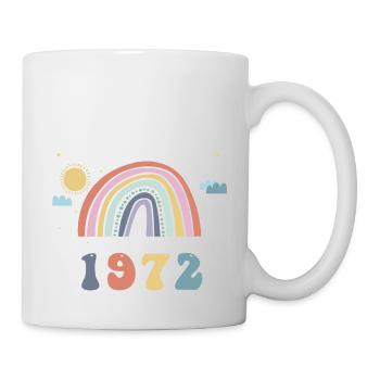 Die Welt seit 1972 zu einem besseren Ort machen, 51. - Tasse - Weiß - Rechts