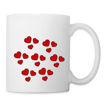 SAINT VALENTINE. bachelorette party. I LOVE YOU. I LOVE YOU. LOVE - Mug - white - Right