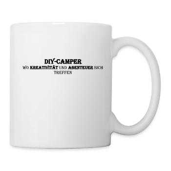 DIY Camper Kreativität und Abenteuer - Tasse - Weiß - Rechts