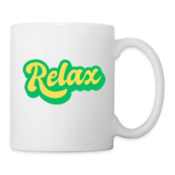 relax - Tasse - Weiß - Rechts