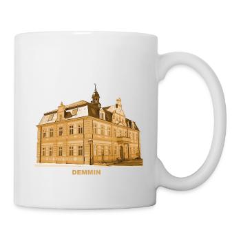 Demmin Rathaus Seenplatte Mecklenburg Vorpommern - Mug - white - Right
