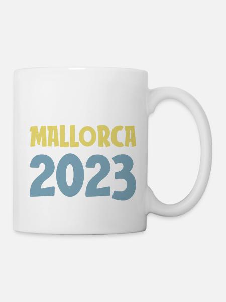 Mallorca 2023 - Tasse - Weiß