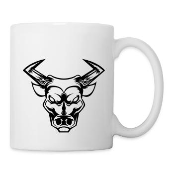 Taureau Taureau Taureau - Mug blanc - blanc - Droite