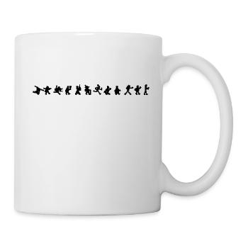 Pixel Evolution - Tasse - Weiß - Rechts