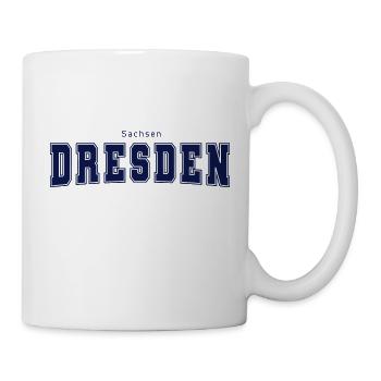 Dresden - Tasse - Weiß - Rechts