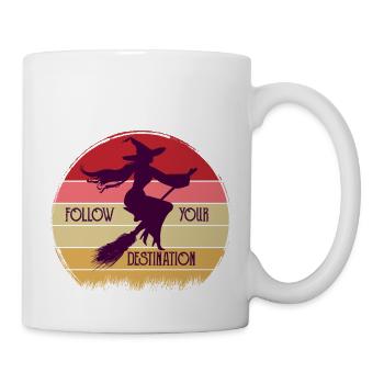 Follow your Destination - Tasse - Weiß - Rechts