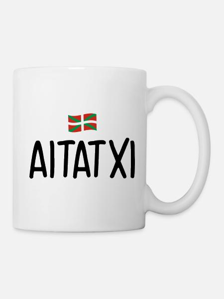 Aitatxi pays basque grand père - Mug blanc - blanc