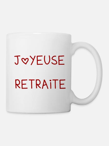 RETRAITE. RETRAITE. RETRAITEE. RETRAITE - Mug blanc - blanc