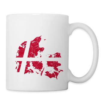 Denmark national flag Danish pride Nordic - Mug - white - Right
