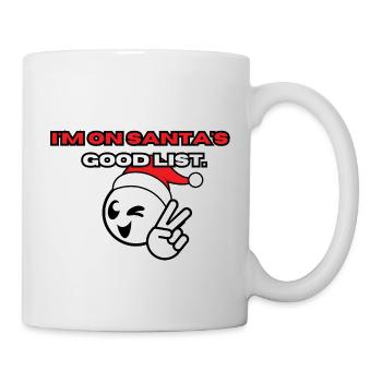 Weihnachten - Santas Good List - Tasse - Weiß - Rechts