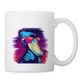 Bec-de-chaussure Ornithologue Forêt I Cadeau - Mug blanc - blanc - Droite