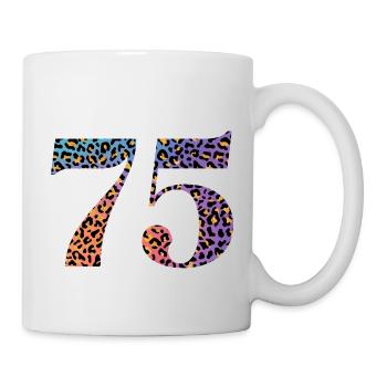 75th Anniversary Leopard - Mug - white - Right