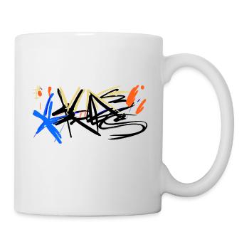 Streetart TAG - Grafitti - Tasse - Weiß - Rechts