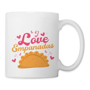 I Love Empanadas Food Dessert Latin Pastry - Mug - white - Right