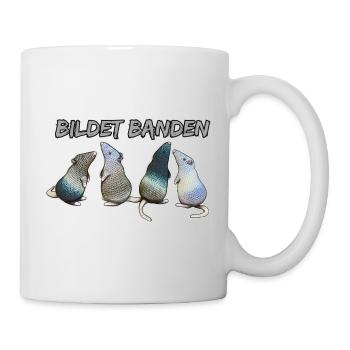 Ratten - Bildet Banden - Tasse - Weiß - Rechts