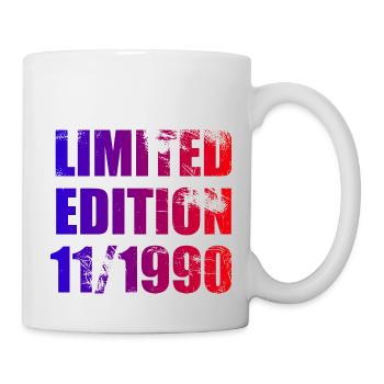 33e anniversaire édition limitée 11/1990 - Mug blanc - blanc - Droite
