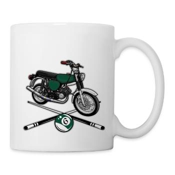 S51 (billardgrün) // Illustration - Tasse - Weiß - Rechts