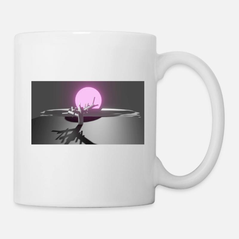 Sonne und Baum - Tasse - Weiß