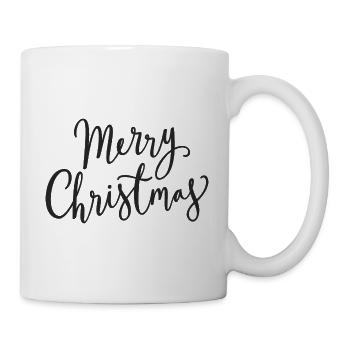 merry christmas - Tasse - Weiß - Rechts