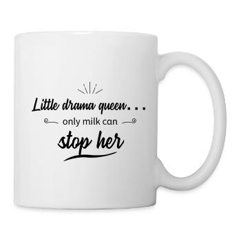 Geschenk zur Geburt - Drama Queen - Tasse - Weiß - Rechts
