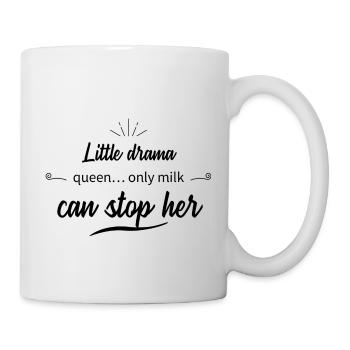 Little Drama Queen - Baby Sprüche - Tasse - Weiß - Rechts