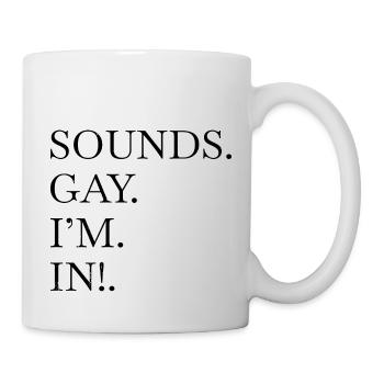 gay rights cool female 50th birthday present idea - Mug - white - Right