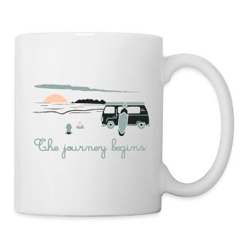 Das Abenteuer beginnt - Tasse - Weiß - Rechts
