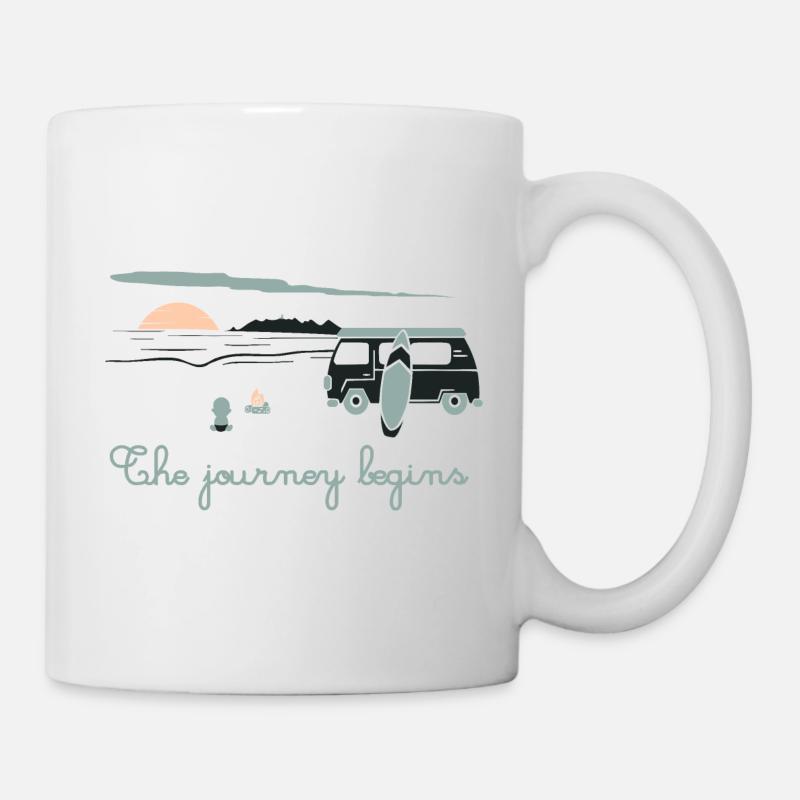 The Adventure Begins - Mug - white