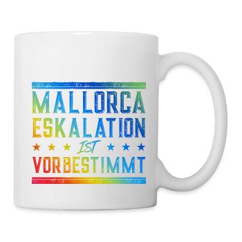 Mallorca Eskalation - Tasse - Weiß - Rechts