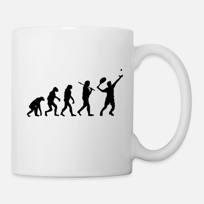 Tennis - Tasse - Weiß