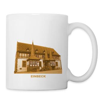 Einbeck Town Hall Hanseatic City of Lower Saxony - Mug - white - Right