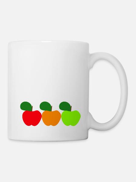 offizielles Apfelernte Shirt - Tasse - Weiß