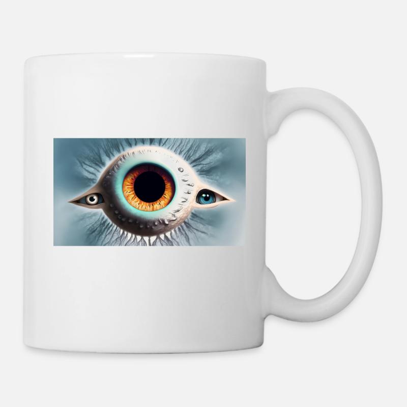 Regarder fixement - Mug blanc - blanc
